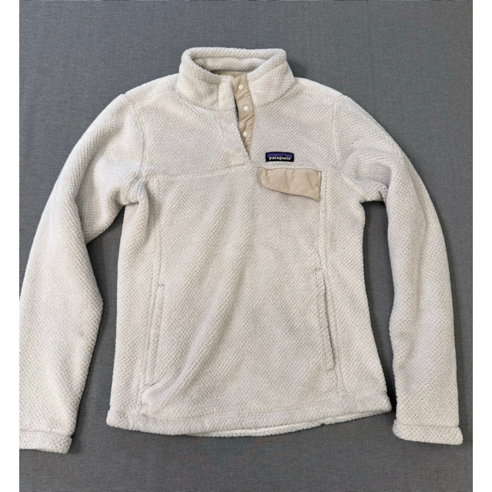 Patagonia Women's Re-Tool Snap-T® Fleece Pullover, in Raw Linen size S - Picture 6 of 9